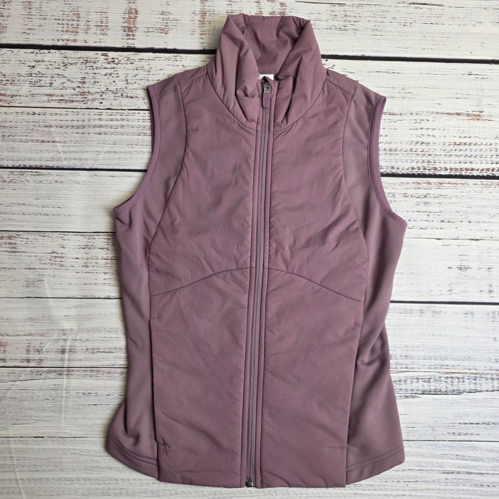 Lululemon Push Your Pace Vest Mauve Purple‎ Primaloft Running Size 2 LW4BZGS